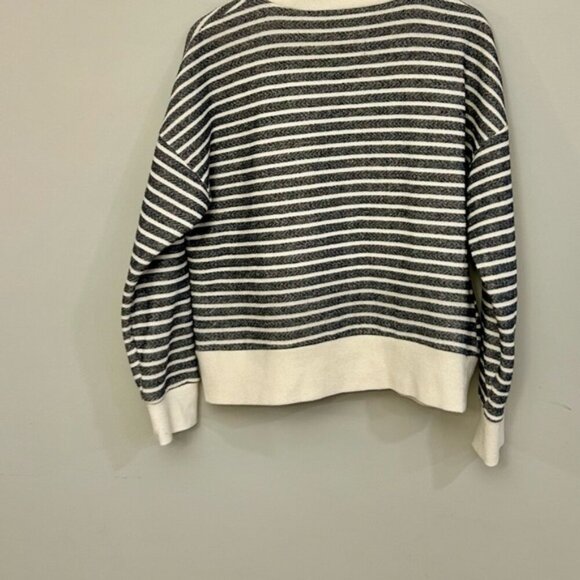 Zara crew neck sweater with stripes size M - Picture 6 of 8